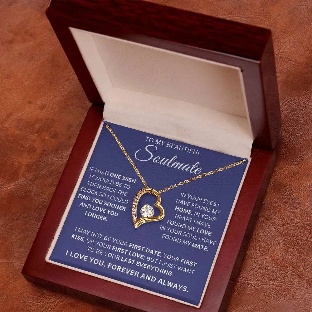 I Love You Forever Love Necklace ShineOn Fulfillment