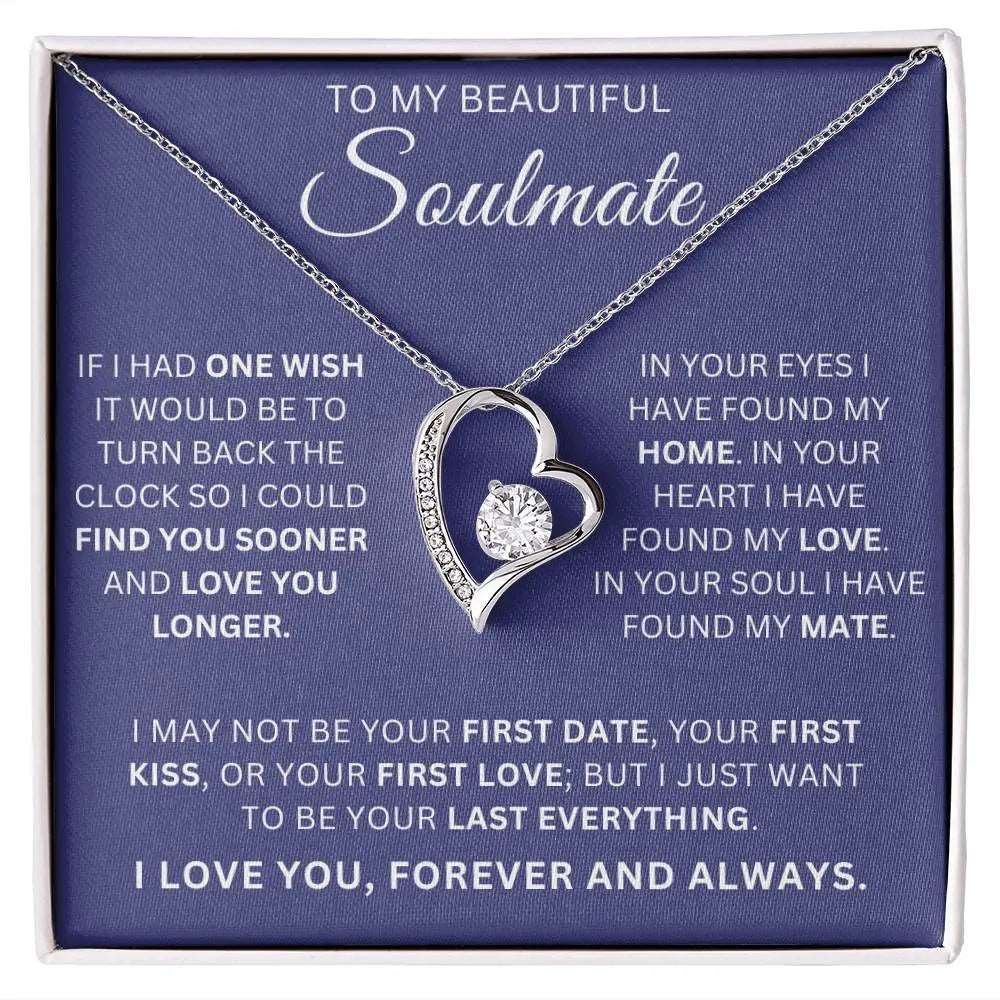 I Love You Forever Love Necklace ShineOn Fulfillment