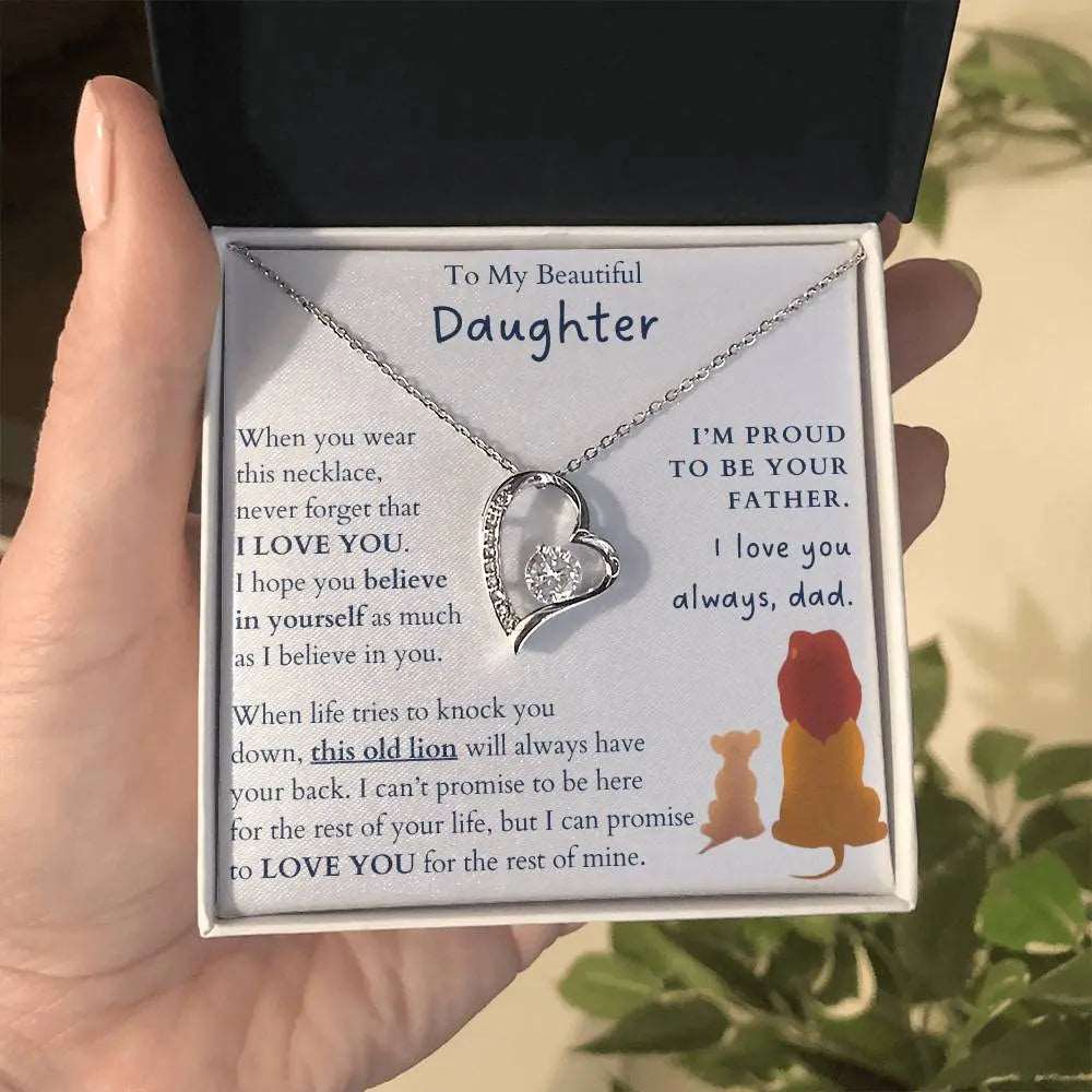 (Almost sold out) I'm Proud To Be Your Father Forever Love Necklace ShineOn Fulfillment