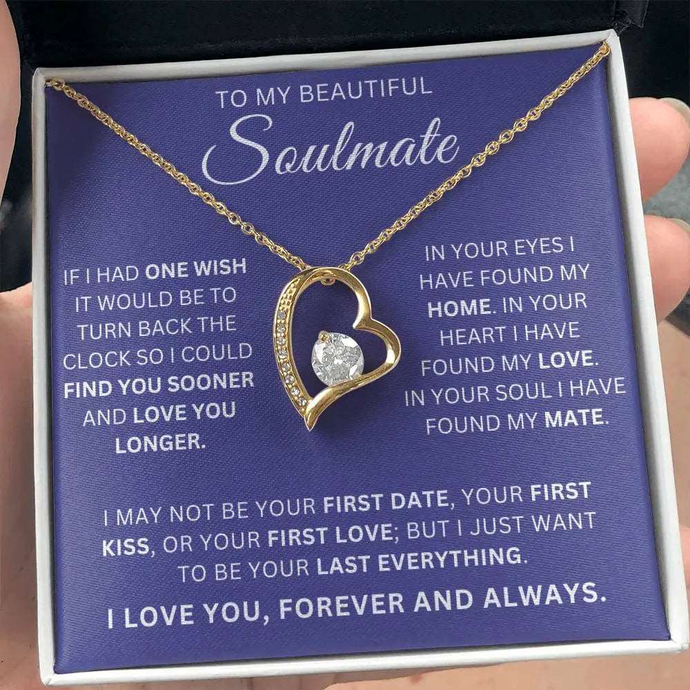 I Love You Forever Love Necklace ShineOn Fulfillment