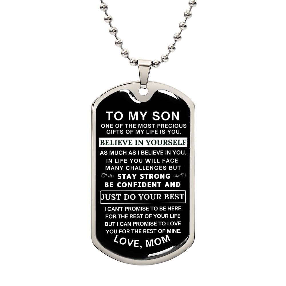 Believe in Yourself - Mom to Son Gift