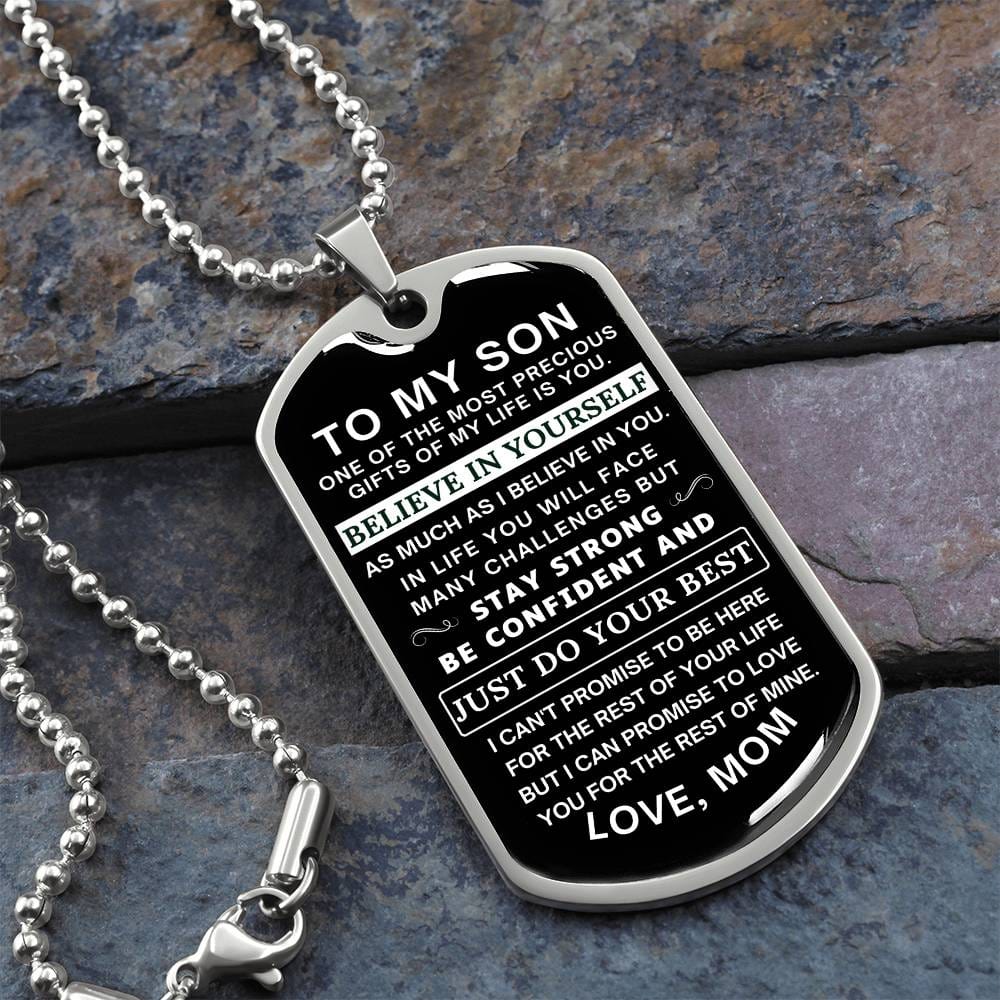 Believe in Yourself - Mom to Son Gift