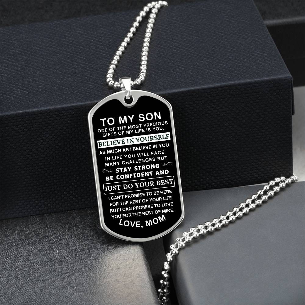Believe in Yourself - Mom to Son Gift