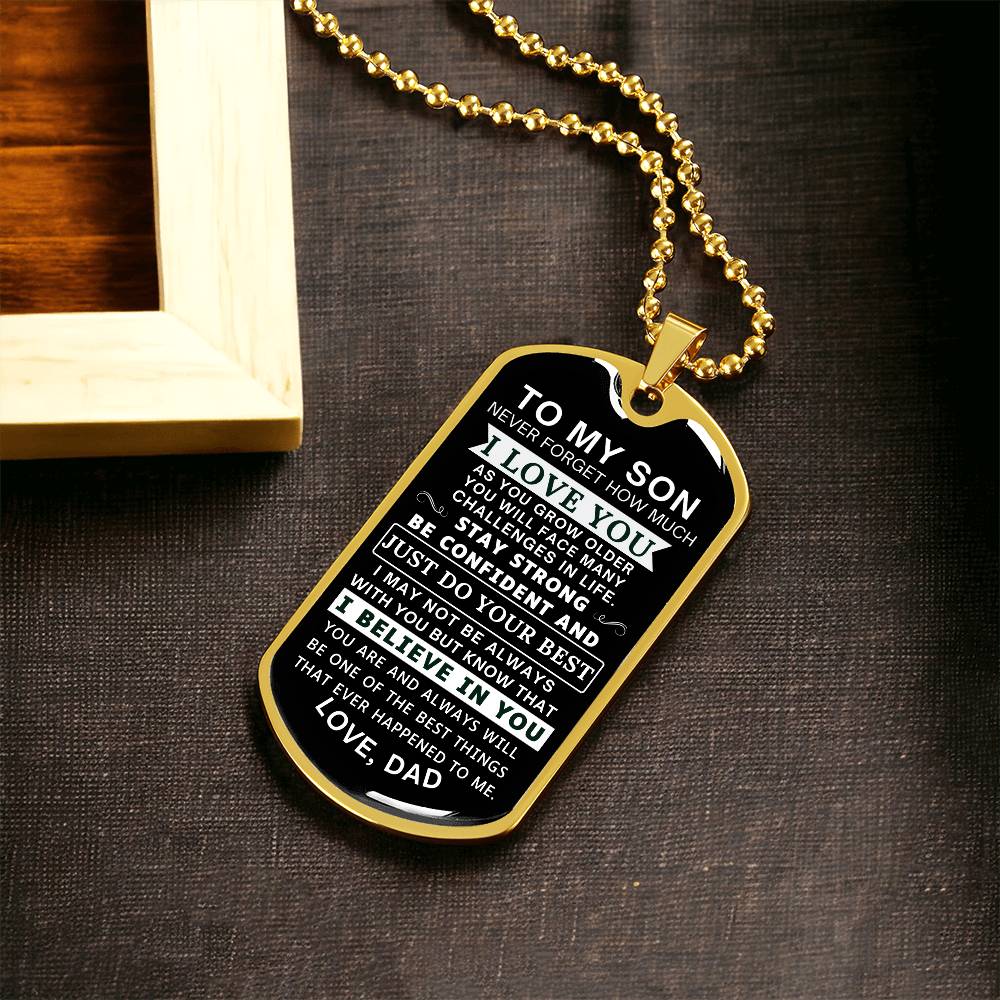 I Love You Son - Gift from Dad