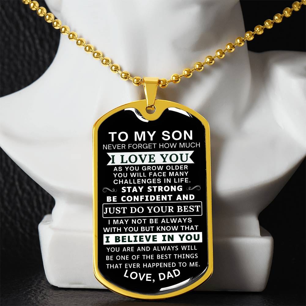 I Love You Son - Gift from Dad