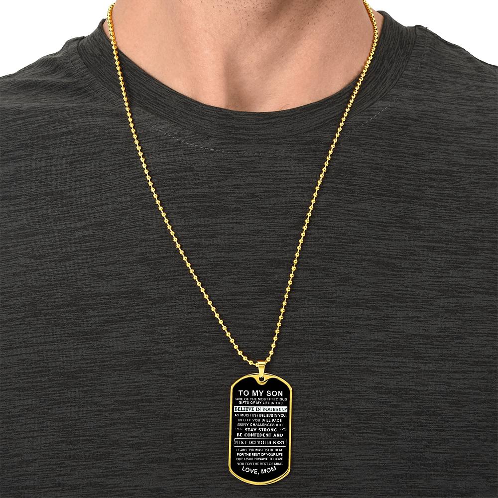 Believe in Yourself - Mom to Son Gift