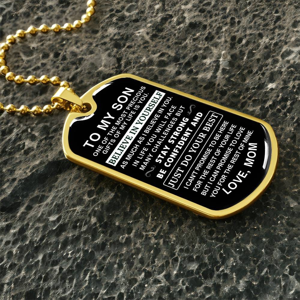 Believe in Yourself - Mom to Son Gift