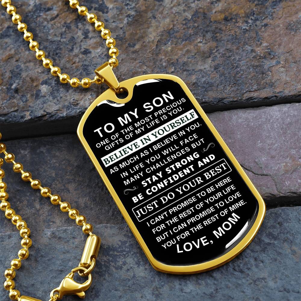 Believe in Yourself - Mom to Son Gift
