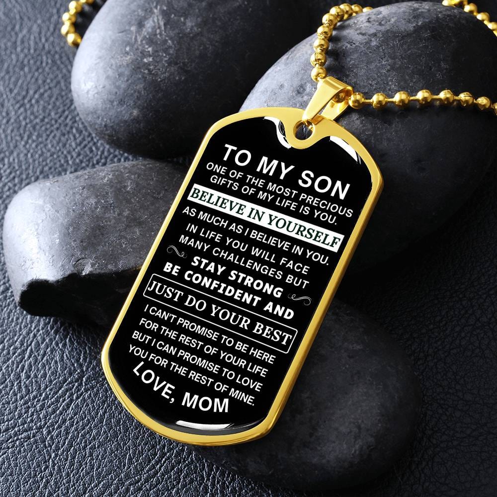 Believe in Yourself - Mom to Son Gift