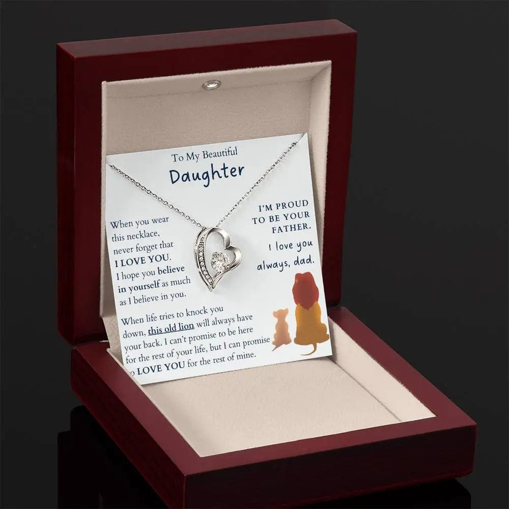 (Almost sold out) I'm Proud To Be Your Father Forever Love Necklace ShineOn Fulfillment