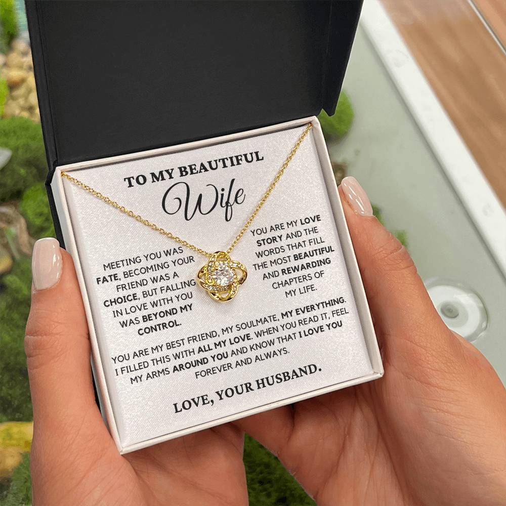 Meeting You Was Fate - Necklace for Wife