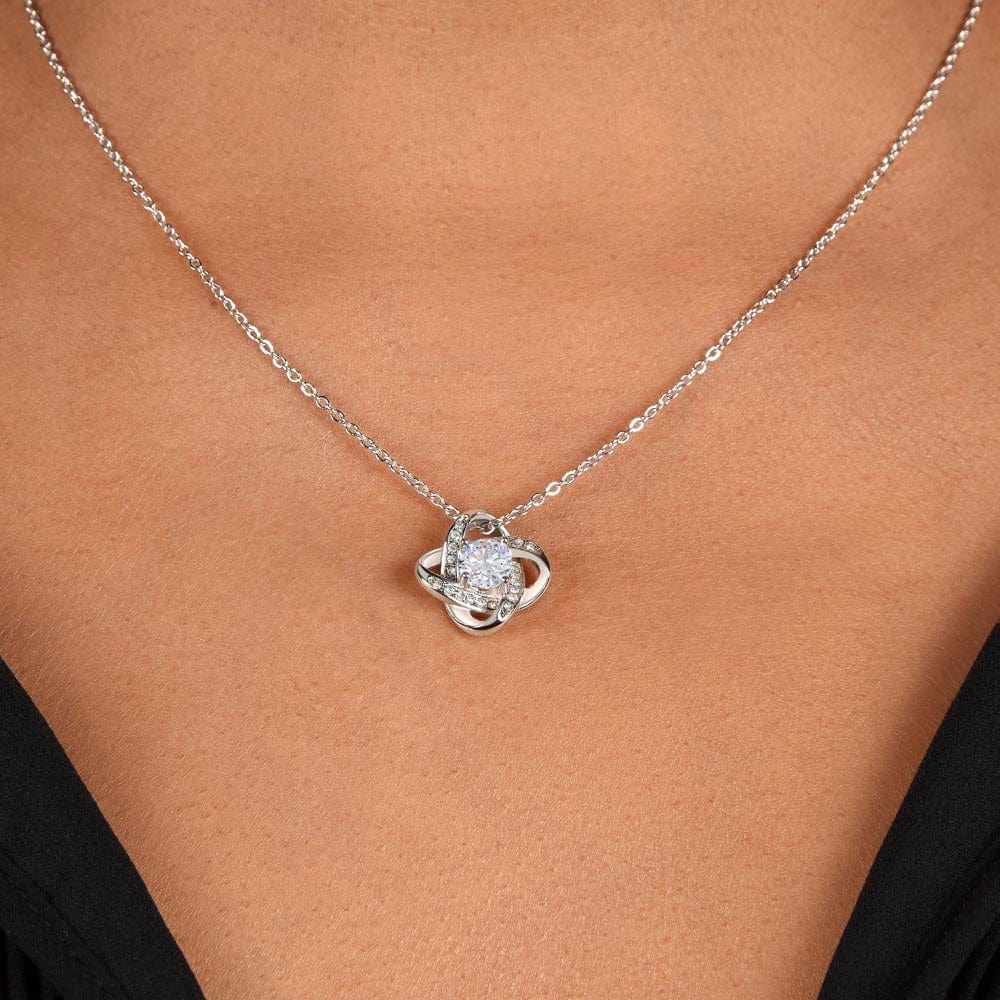 Beat Of My Heart - Love Knot Necklace From Dad