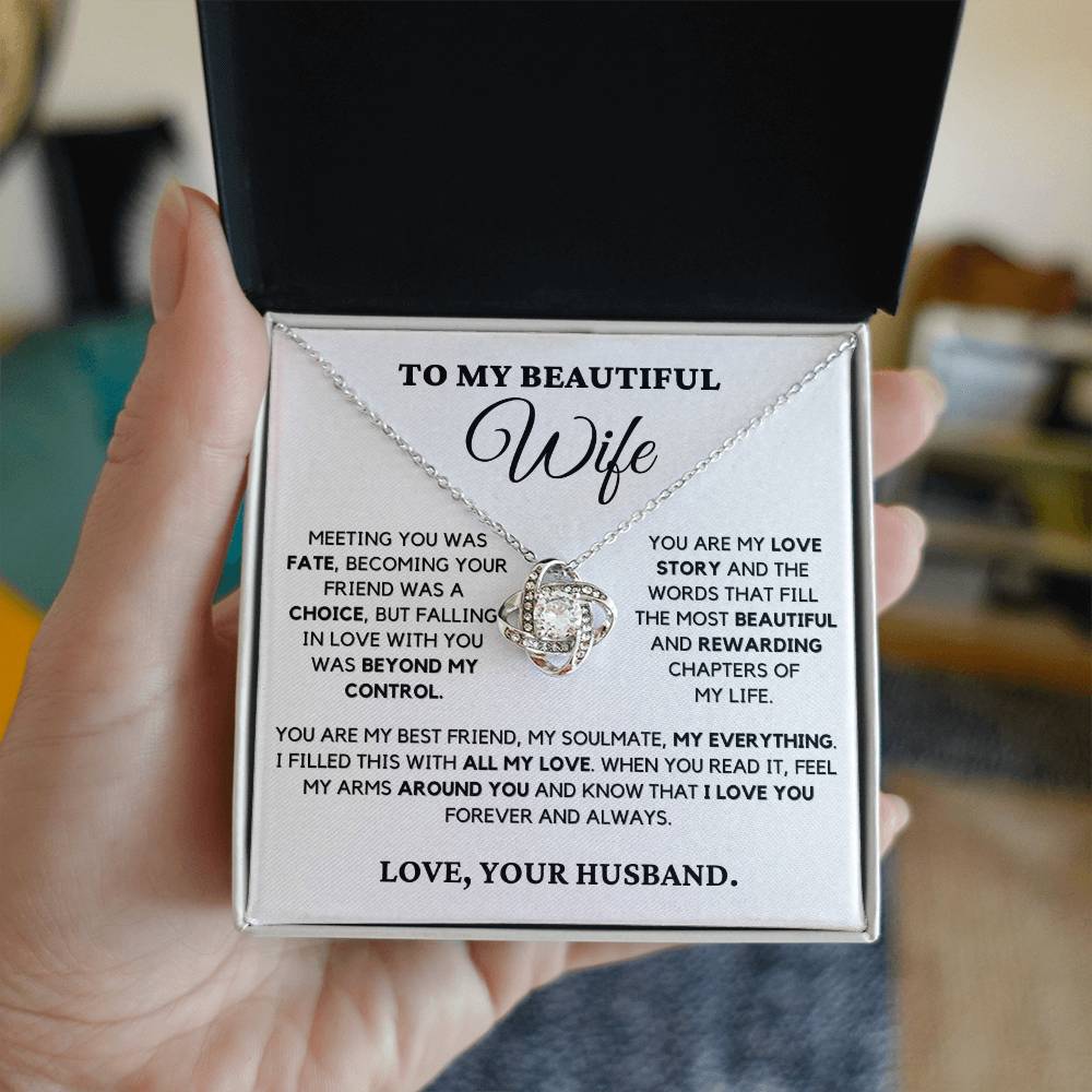 Meeting You Was Fate - Necklace for Wife