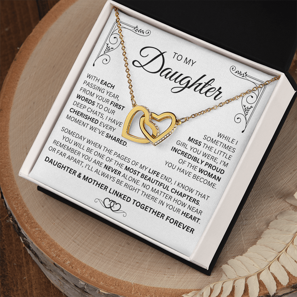 Mother & Daughter Necklace - Linked Together Forever