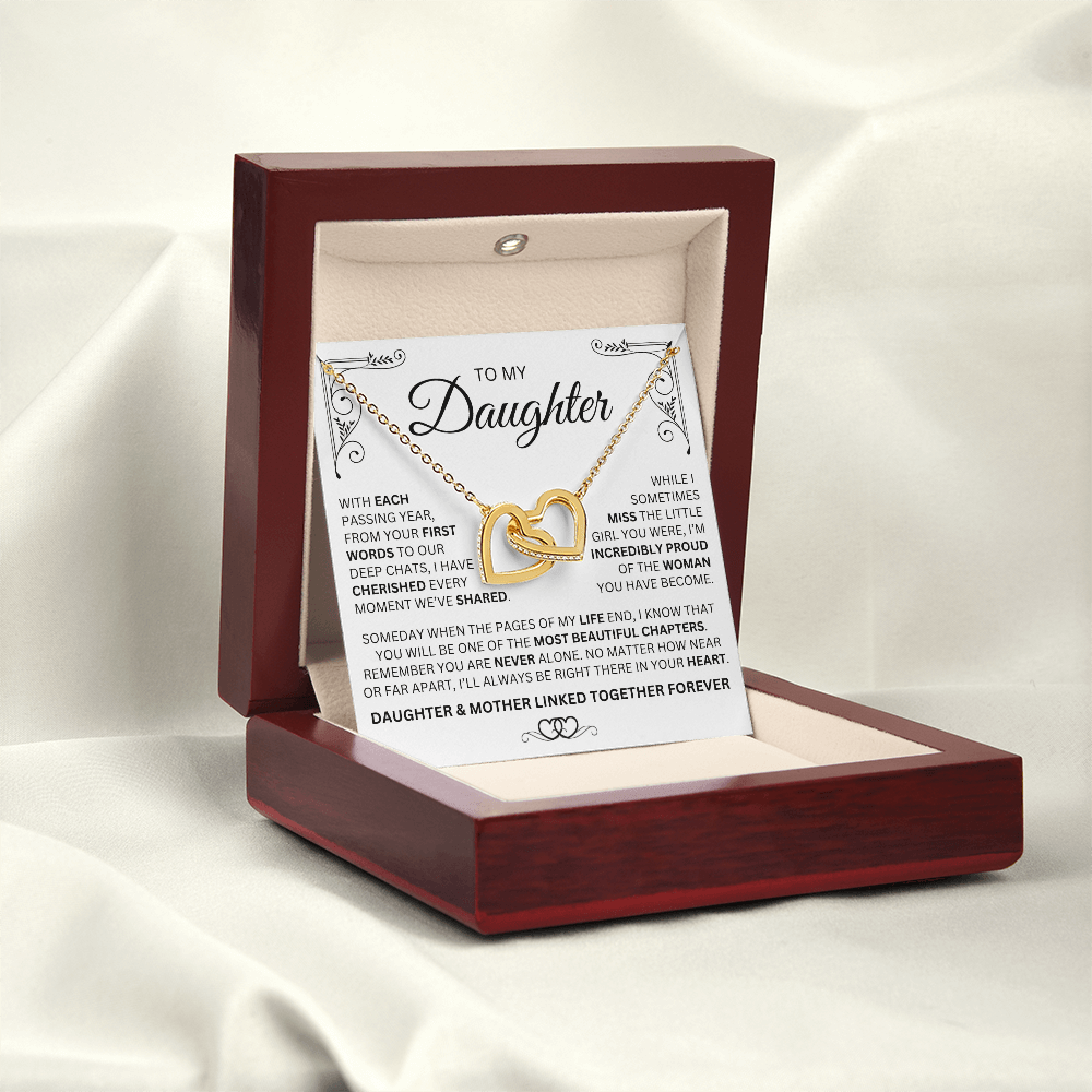Mother & Daughter Necklace - Linked Together Forever