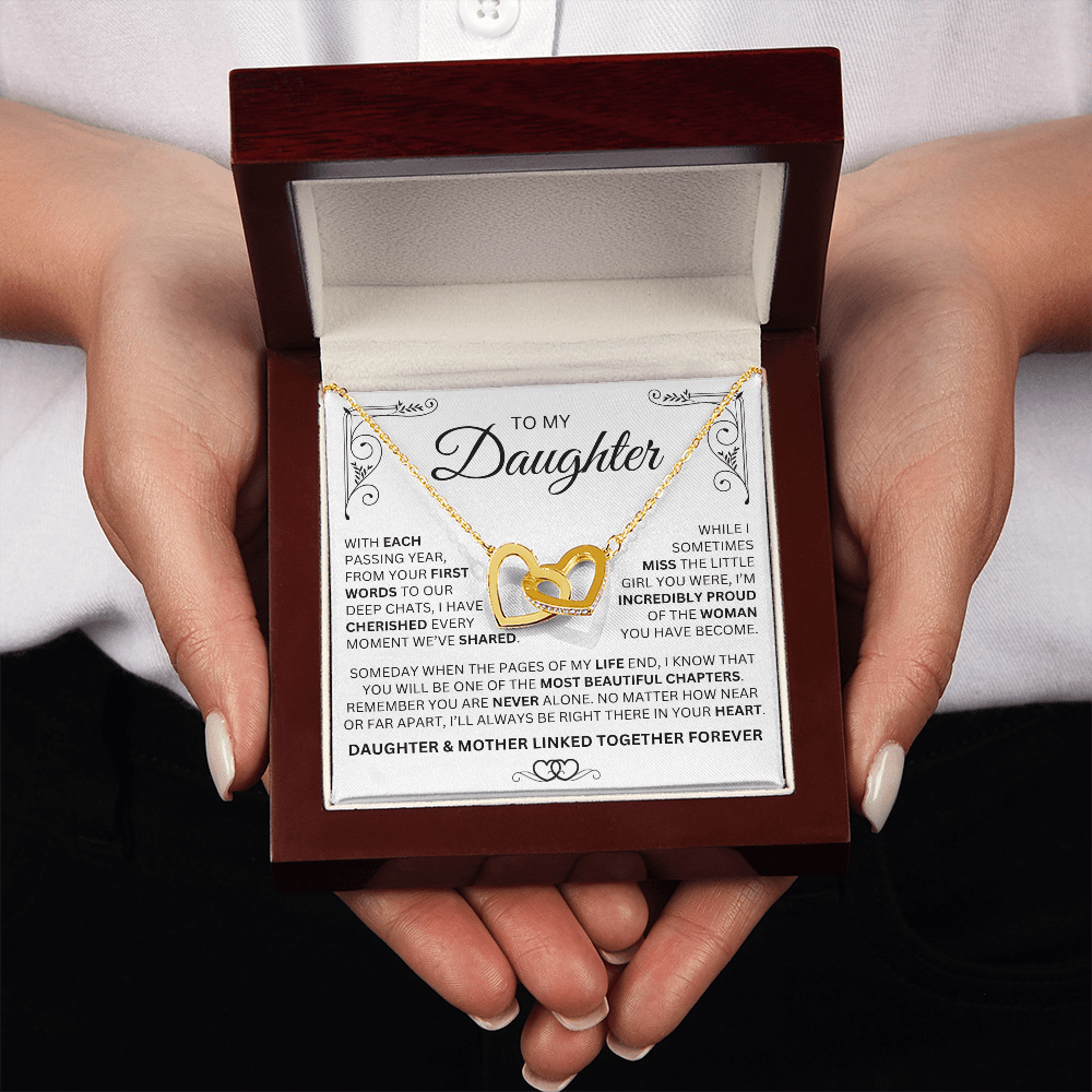 Mother & Daughter Necklace - Linked Together Forever