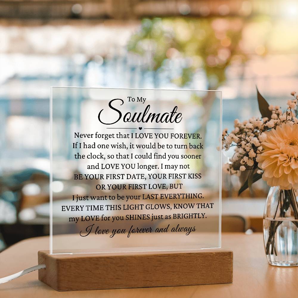 My Love For You Shines - Soulmate Plaque