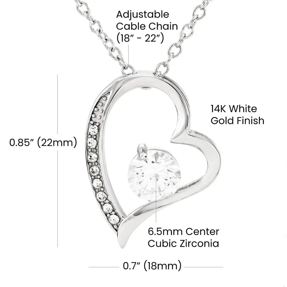 I Love You Forever Love Necklace ShineOn Fulfillment