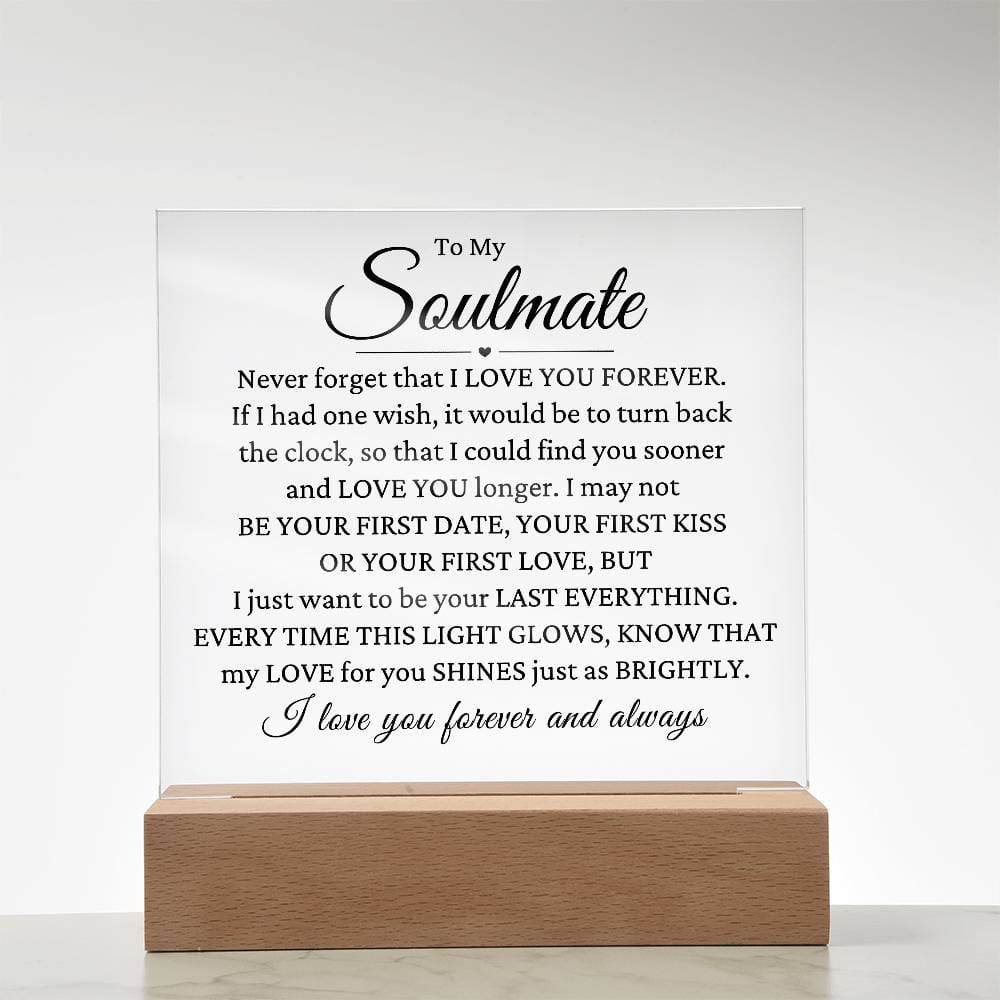 My Love For You Shines - Soulmate Plaque