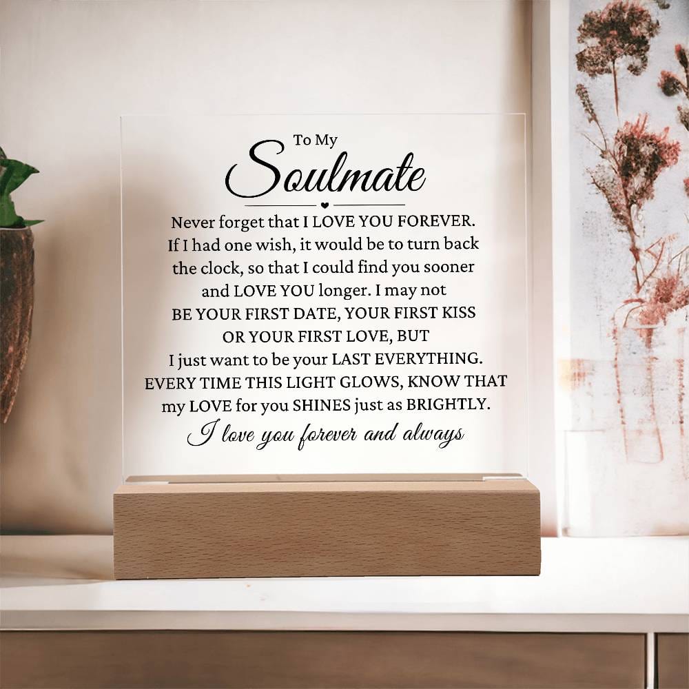 My Love For You Shines - Soulmate Plaque