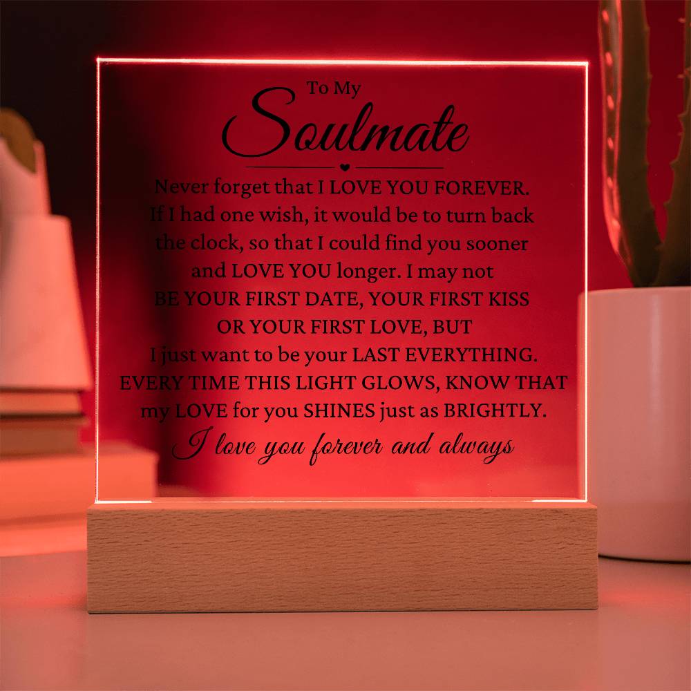 My Love For You Shines - Soulmate Plaque