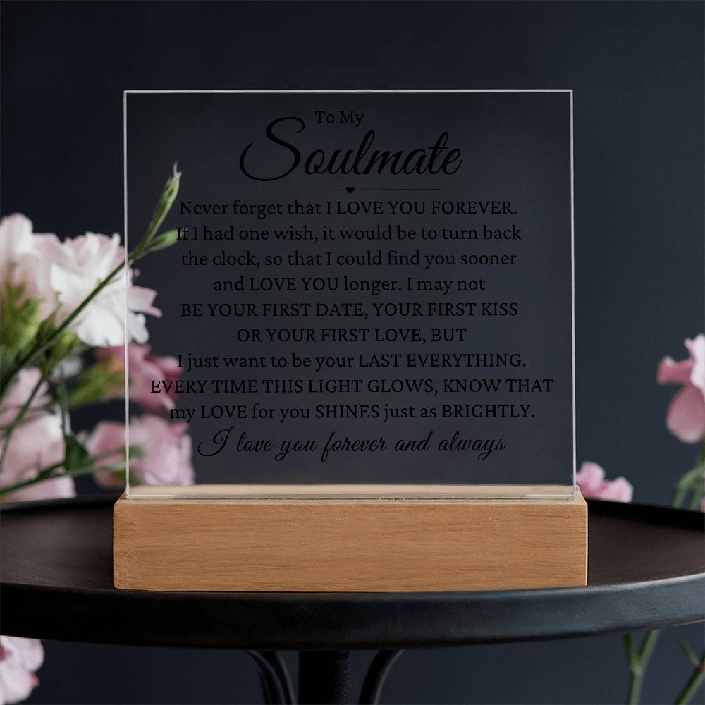 My Love For You Shines - Soulmate Plaque