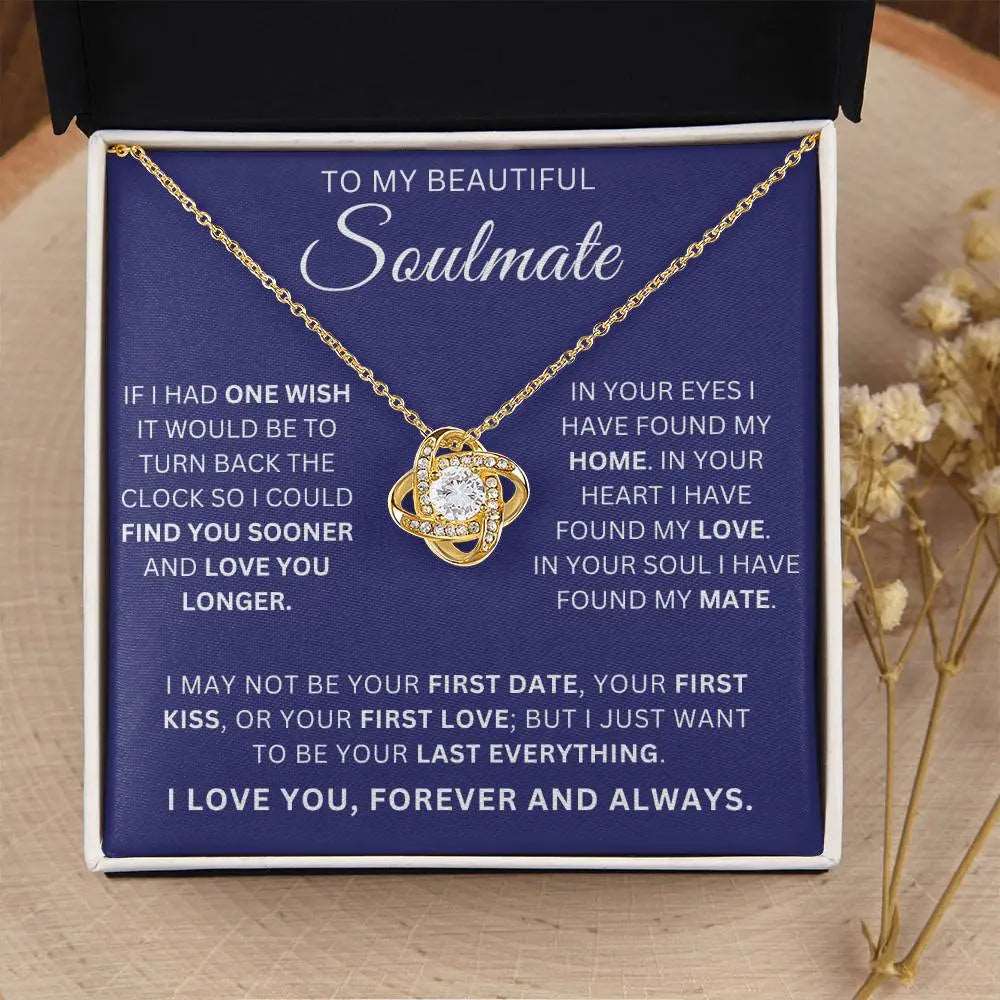 I Love You - Love Knot Necklace ShineOn Fulfillment