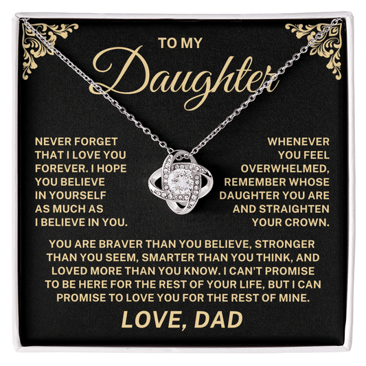 Dad To Daughter - Promise Necklace