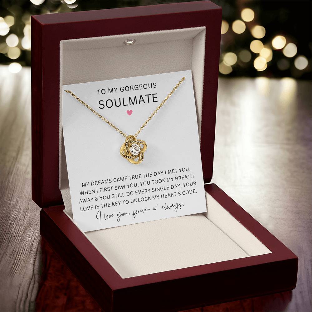 Your love is the key - soulmate necklace