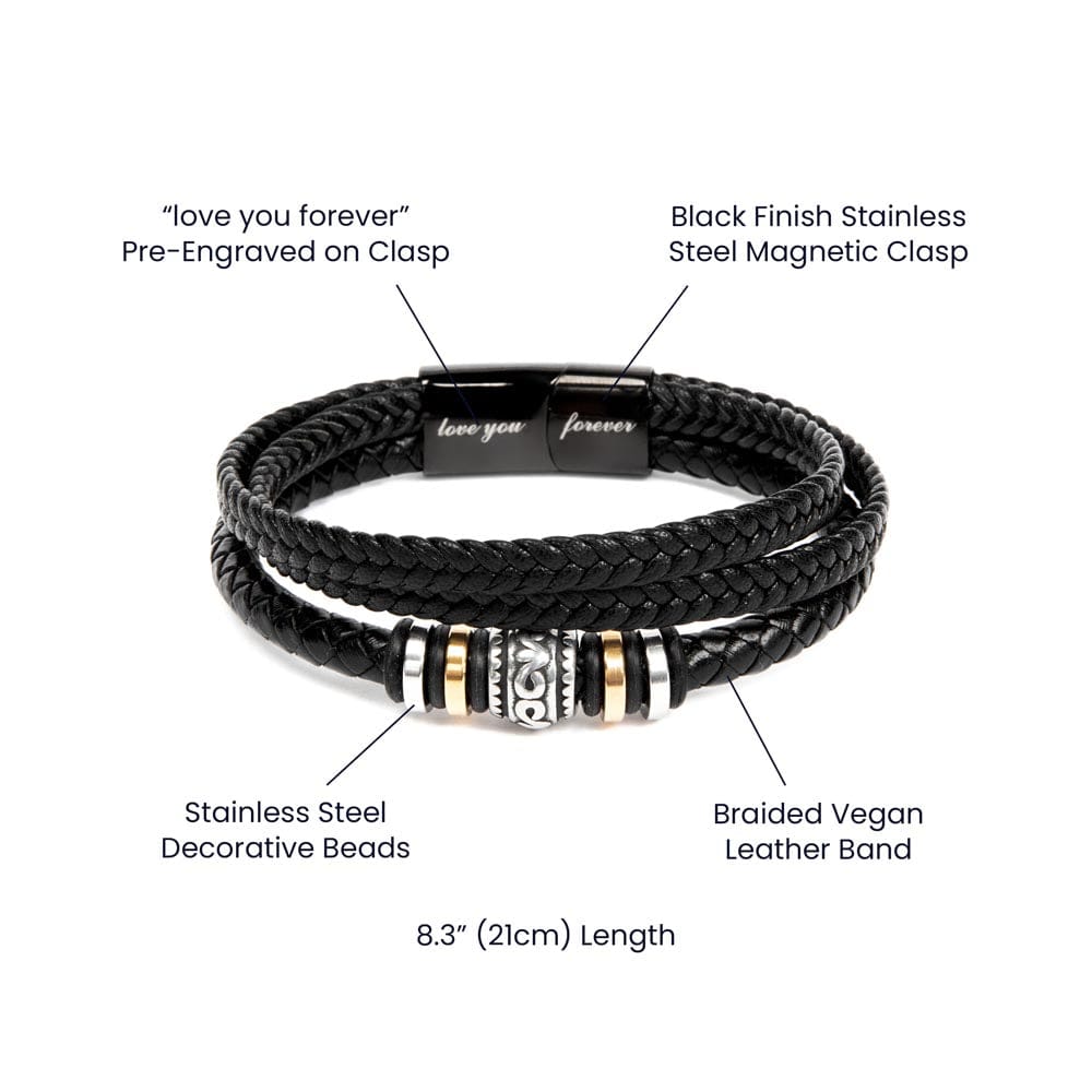 To My Son – I'm Always With You - Forever Love Bracelet (From Dad)