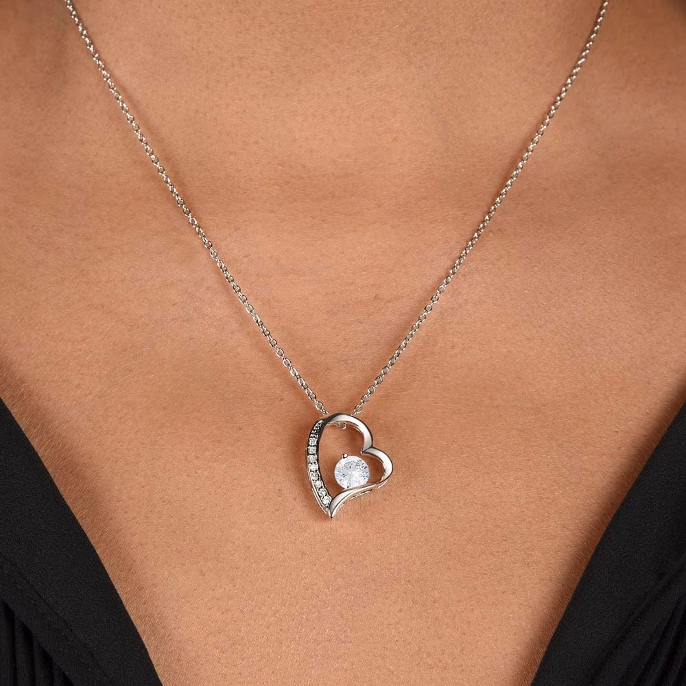 You will always be my little girl - Forever Love Dad Daughter Necklace