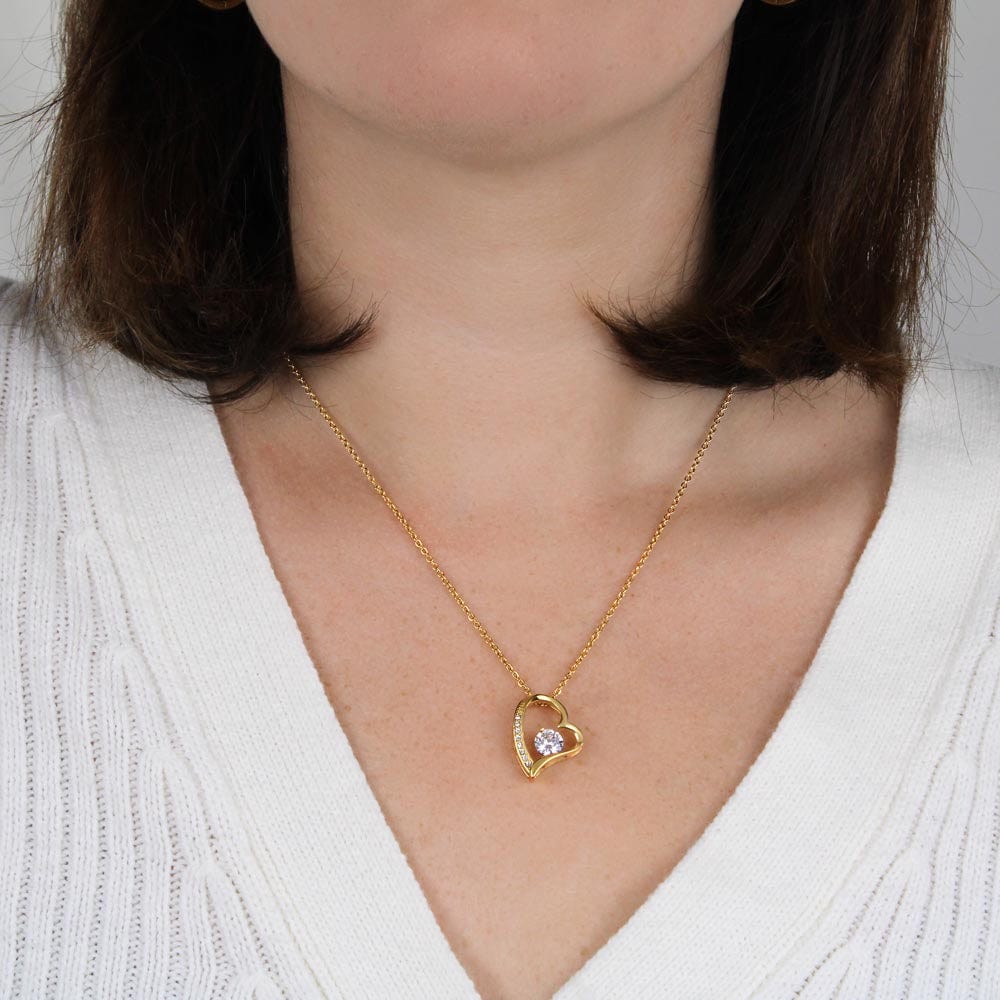 You will always be my little girl - Forever Love Dad Daughter Necklace